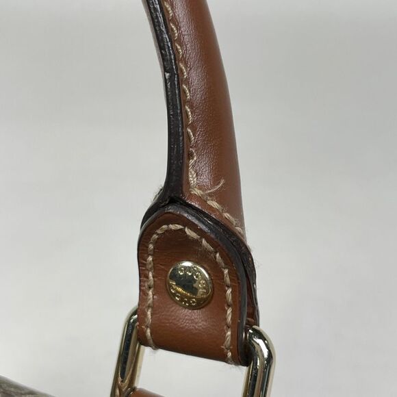 Gucci GG Pattern Handbag Mini Boston Handbag Coated Canvas Brown 193604 Women - Picture 5 of 8